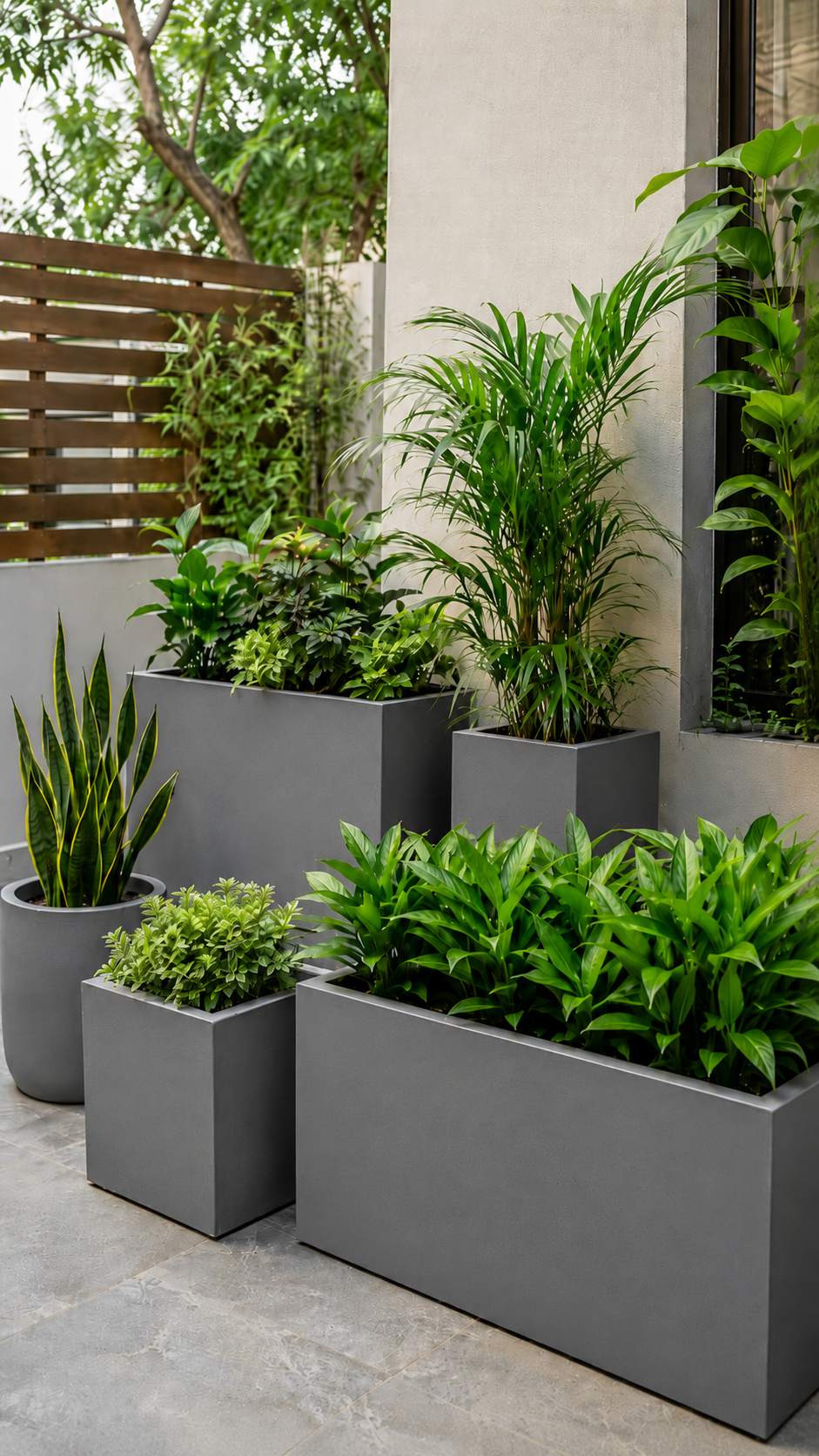 Premium FRP fiber planters