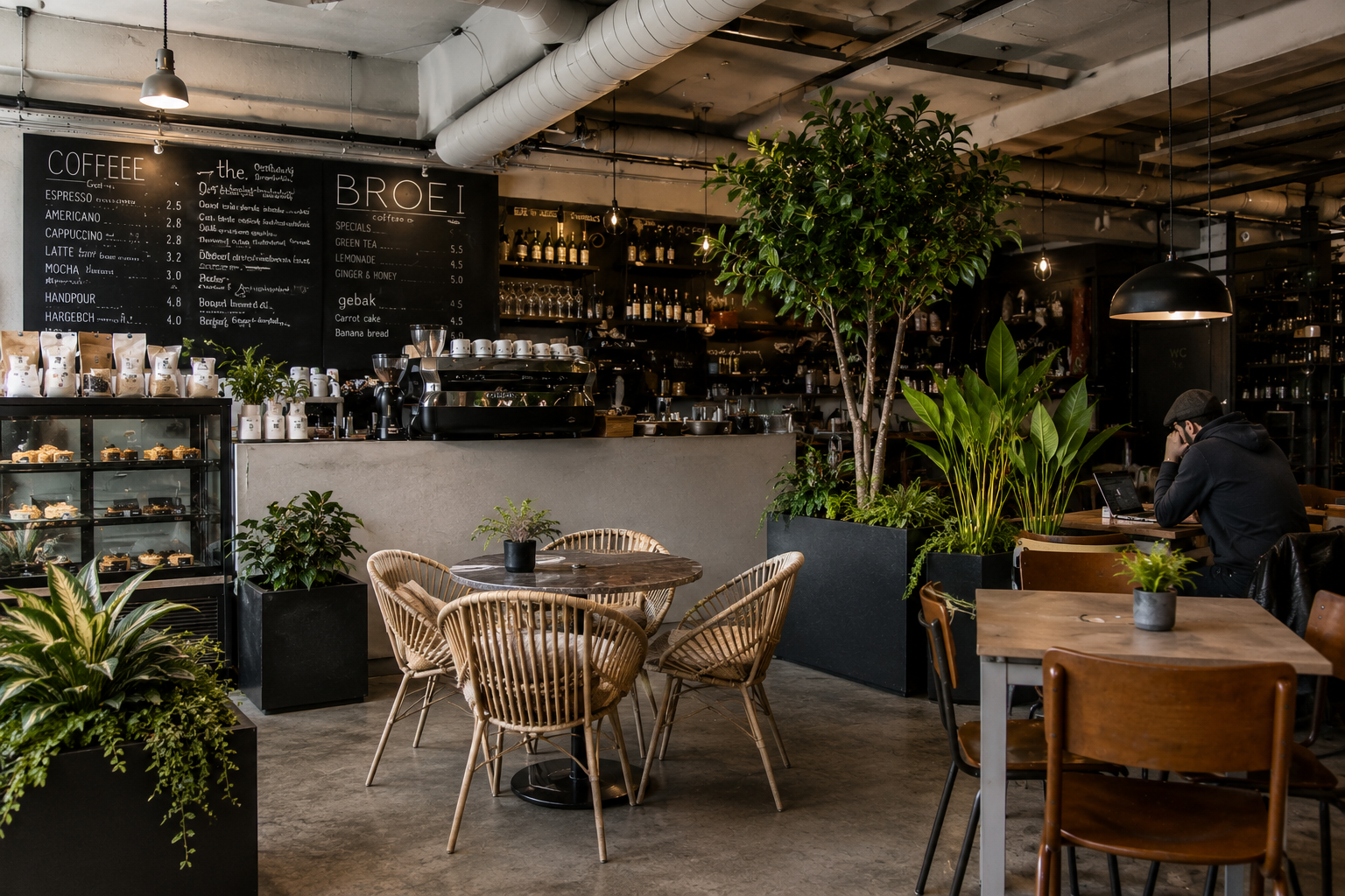 Cafes and Commercial Spaces