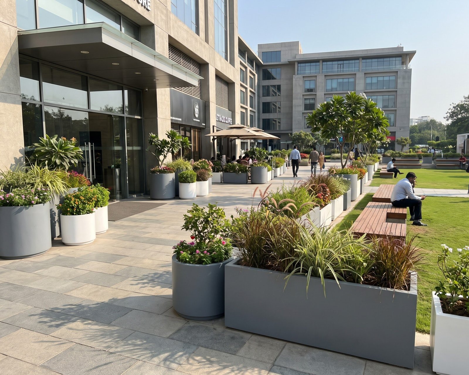 Commercial outdoor landscape project 1