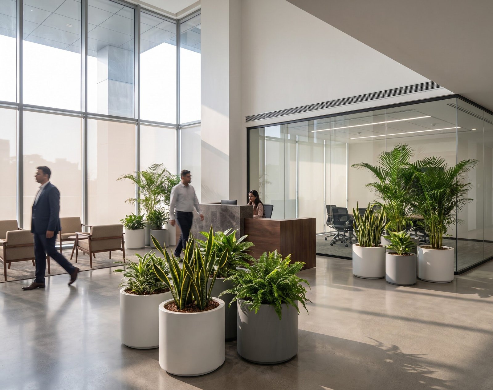 Corporate interior landscaping project 1