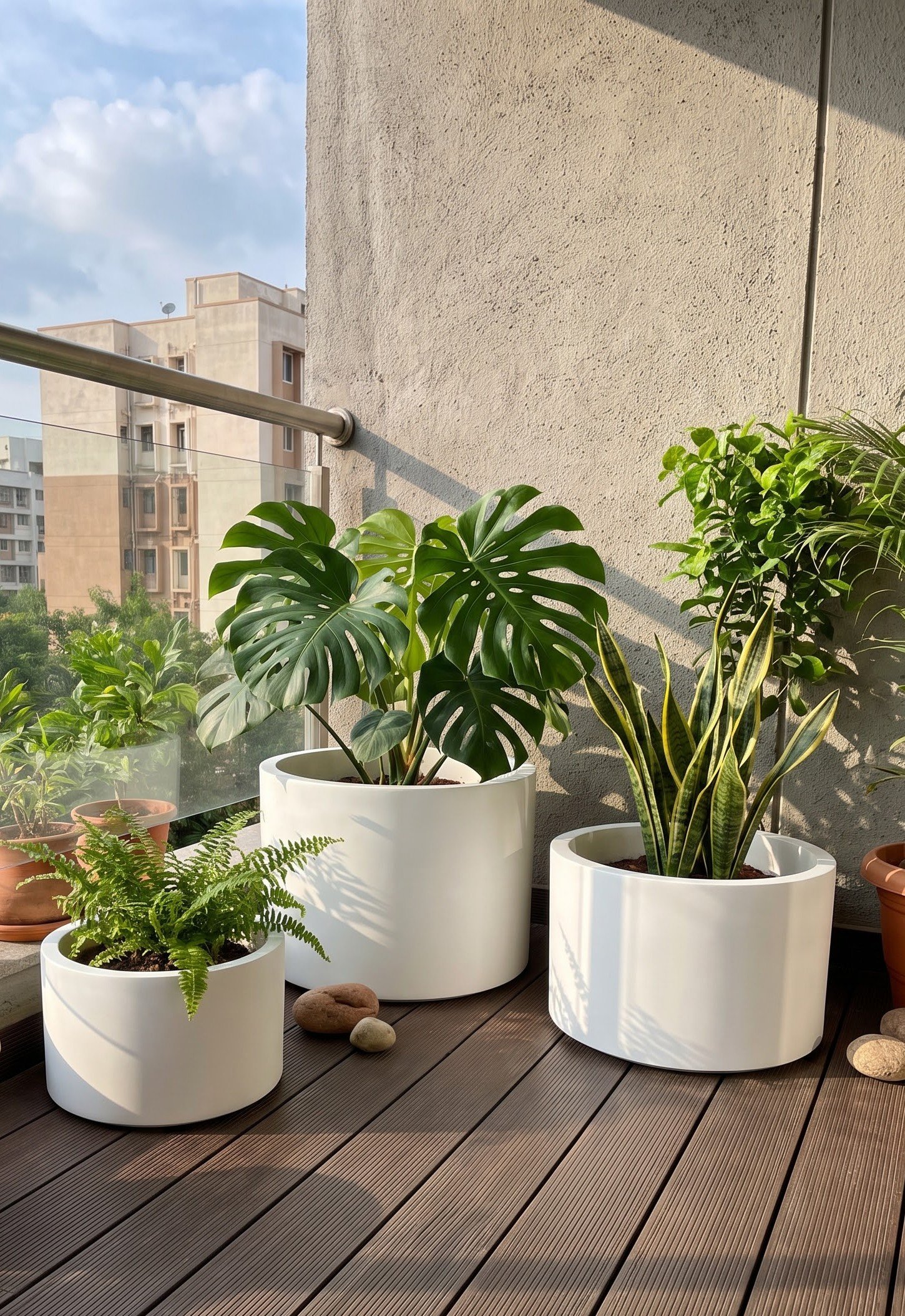 FRP Planter on Balcony