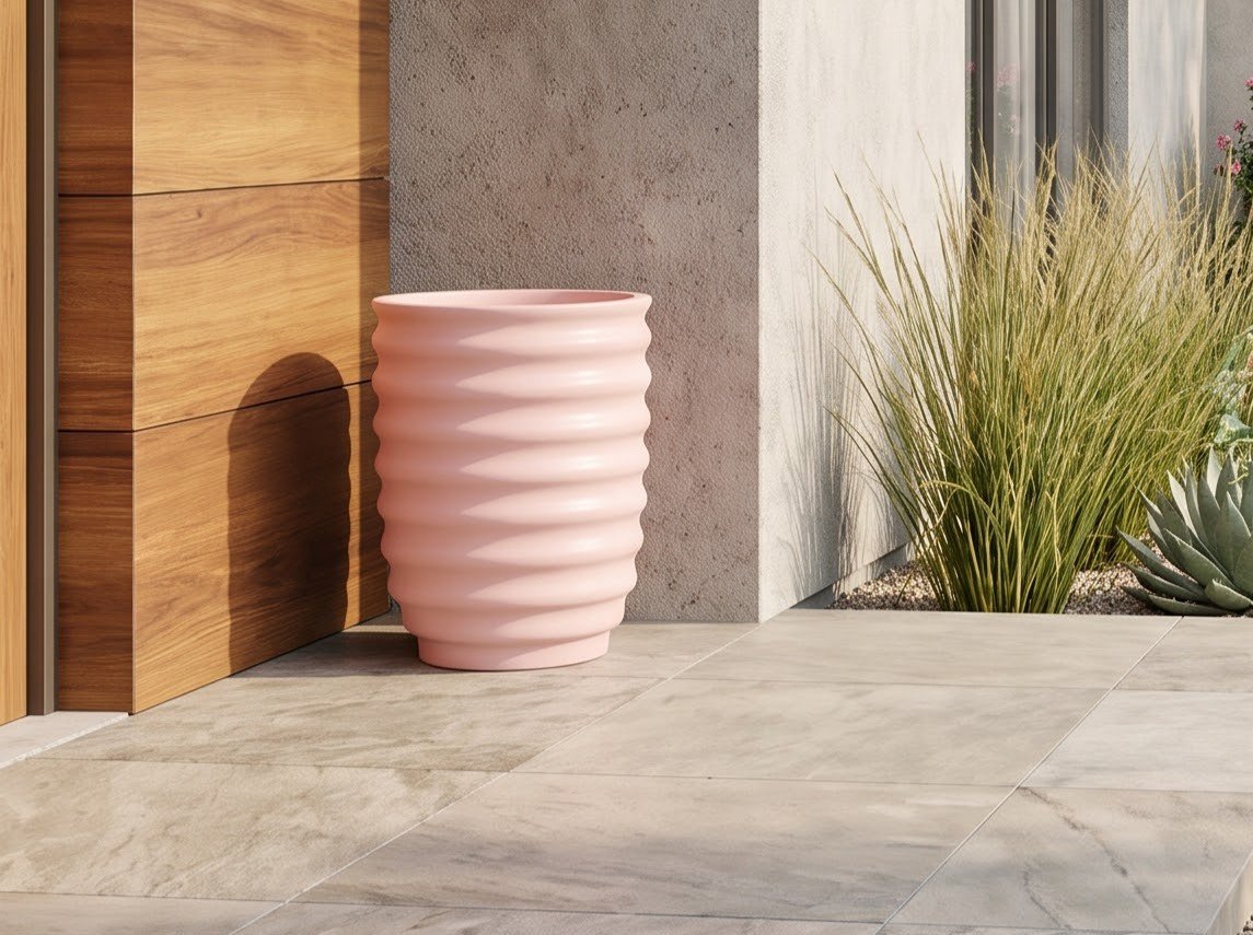 FRP Vase C Outdoor Durability