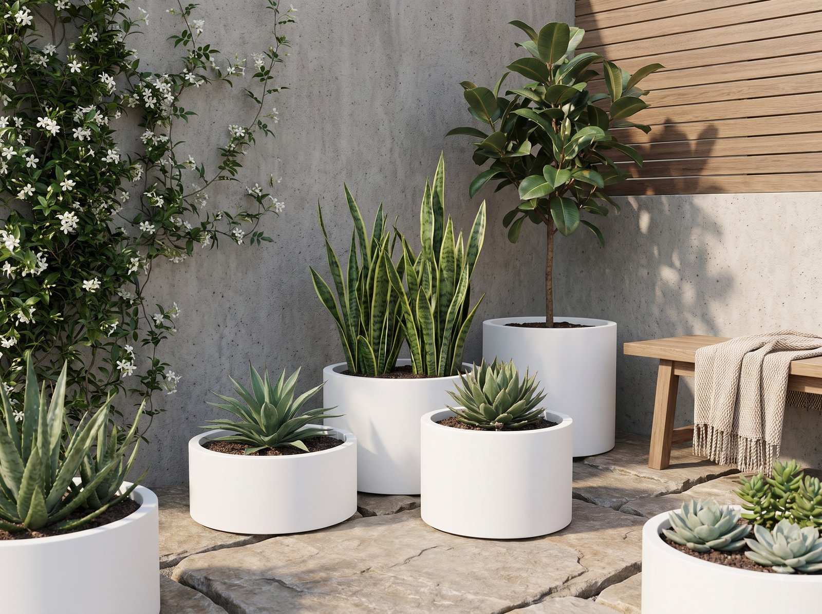 Cylinder C Planter Architectural Design