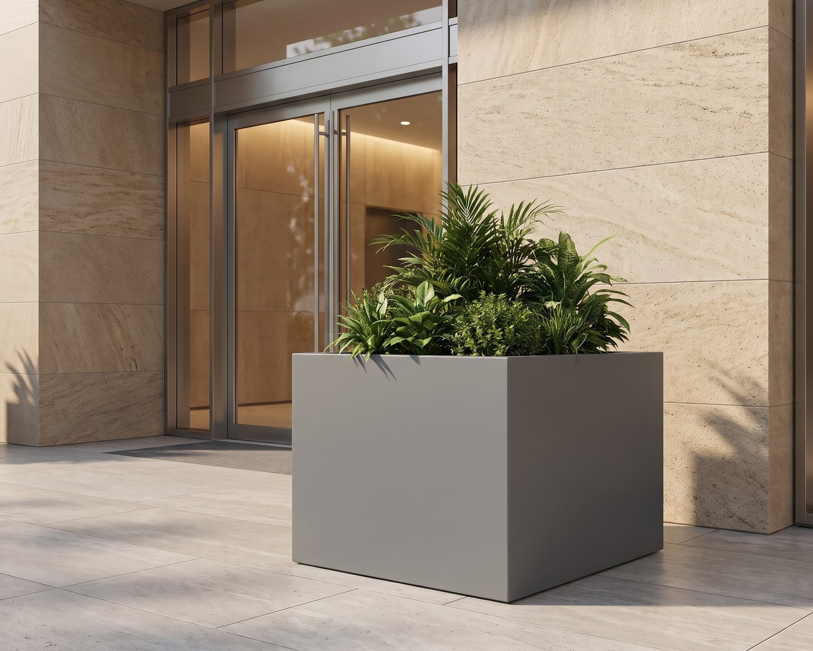 Corporate Office Entrance Planter