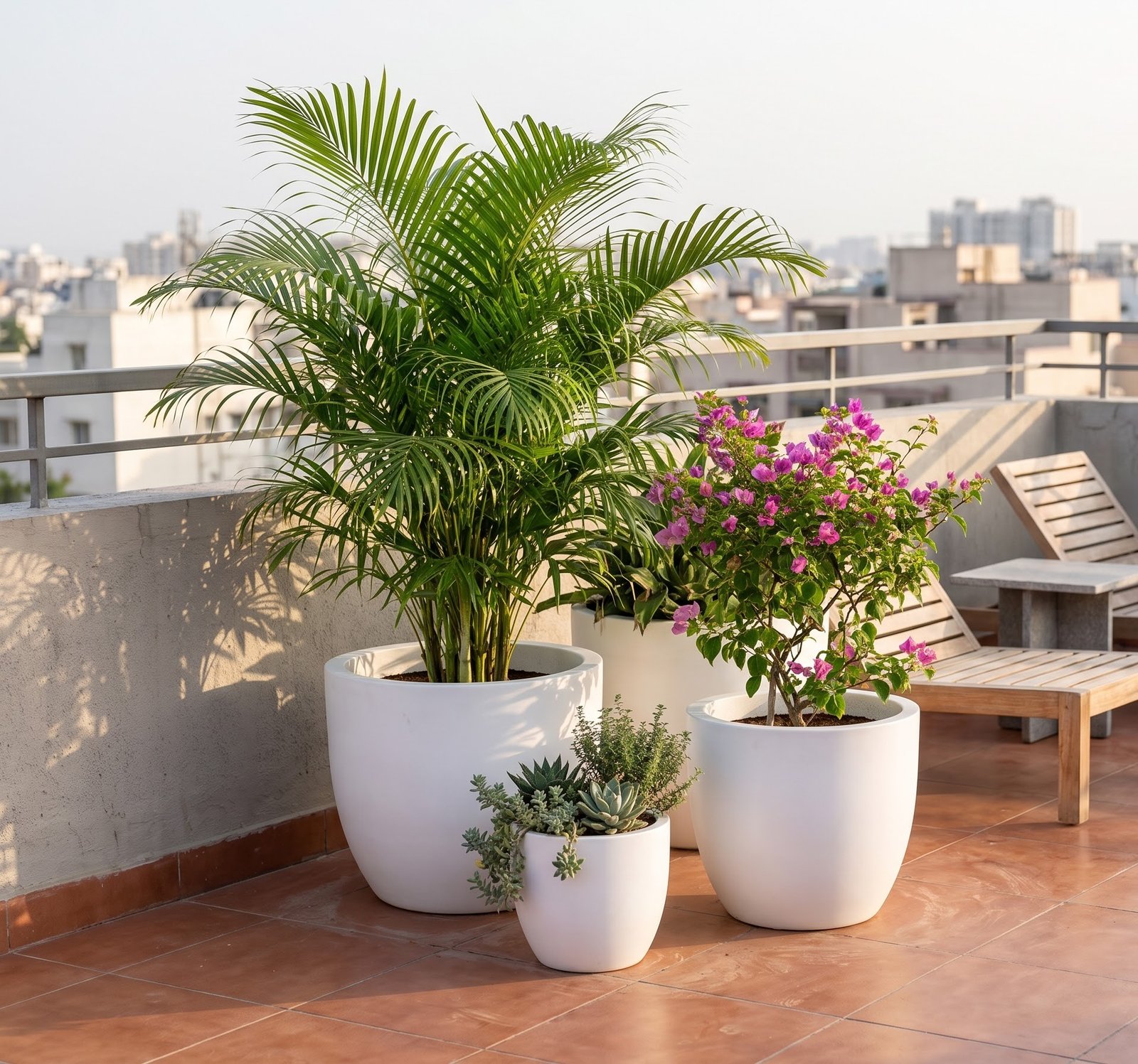 Serene Rooftop Accents