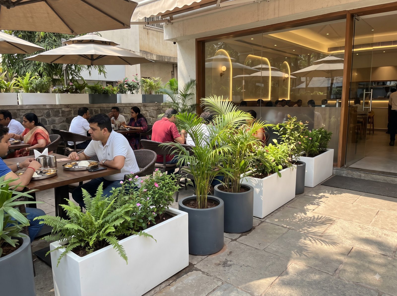 Outdoor seating theme
